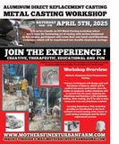 Metal Casting Workshop: Aluminum Direct Replacement Casting